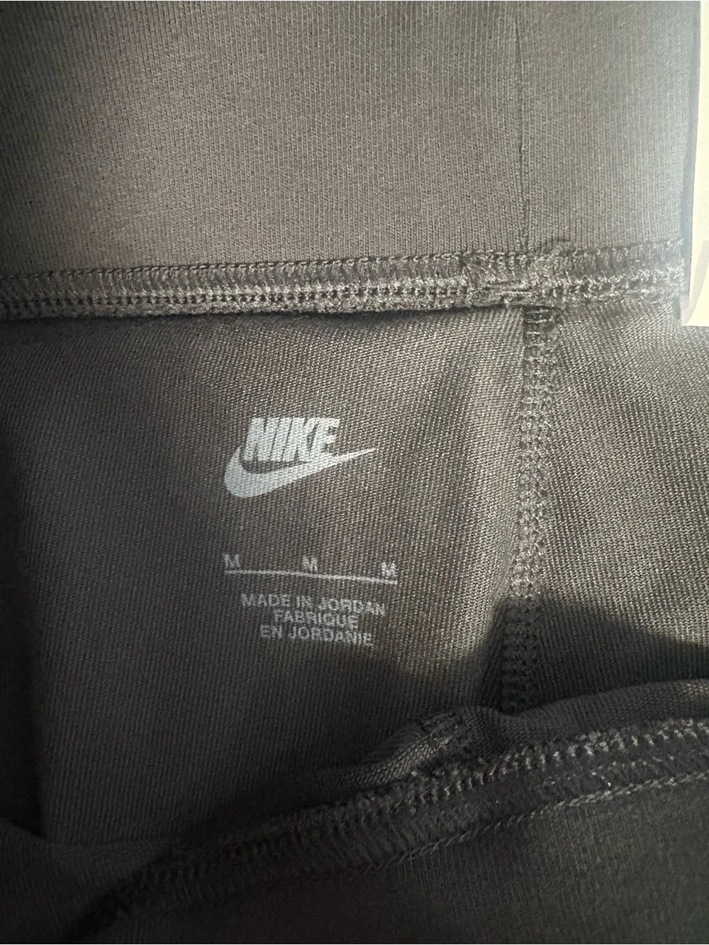 Nike Black Leggings with White Logo